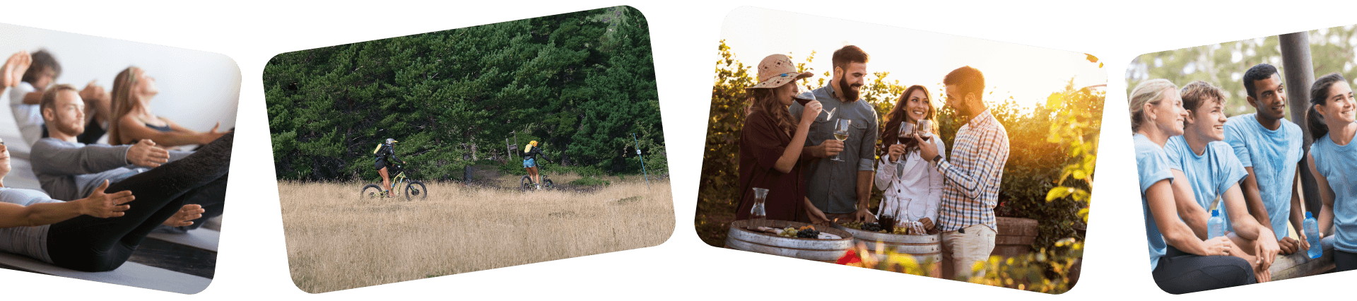 Activités de groupe et team building en Haute-Loire : détente, VTT, convivialité et cohésion d'équipe.